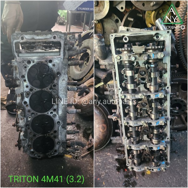 ฝาสูบ ไทรทัน 4M41 ปาเจโร่ TRITON/ PAJERO เครื่องยนต์ 3200